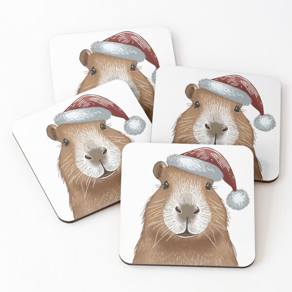 Item preview, Christmas Capybara  designed and sold by Len-adeu.
