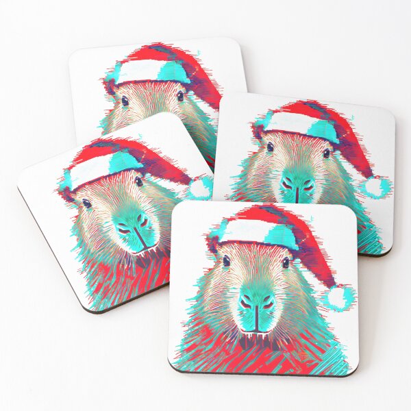 Item preview, Christmas Capybara  designed and sold by Len-adeu.