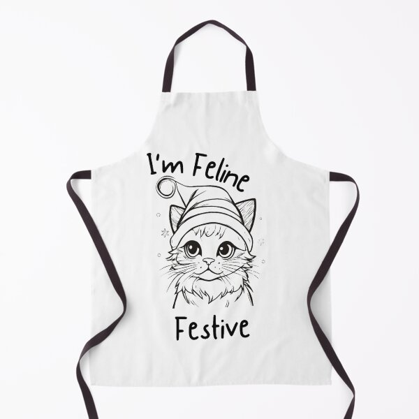 Item preview, Im feline festive Christmas theme design (Simple) designed and sold by INSOMNIAC101.