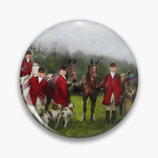 Item preview, Hunter - The fox hunt - Tally-ho 1924 designed and sold by Mike Savad Photography.