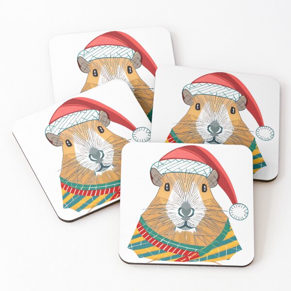 Item preview, Christmas Capybara  designed and sold by Len-adeu.