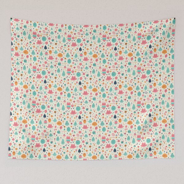 Item preview, Cute Seamless Love in Bloom designed and sold by HisoTorDesign.