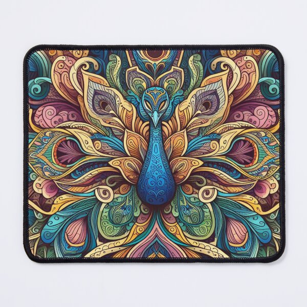Item preview, Colourful Mandala Peacock designed and sold by scollins5.