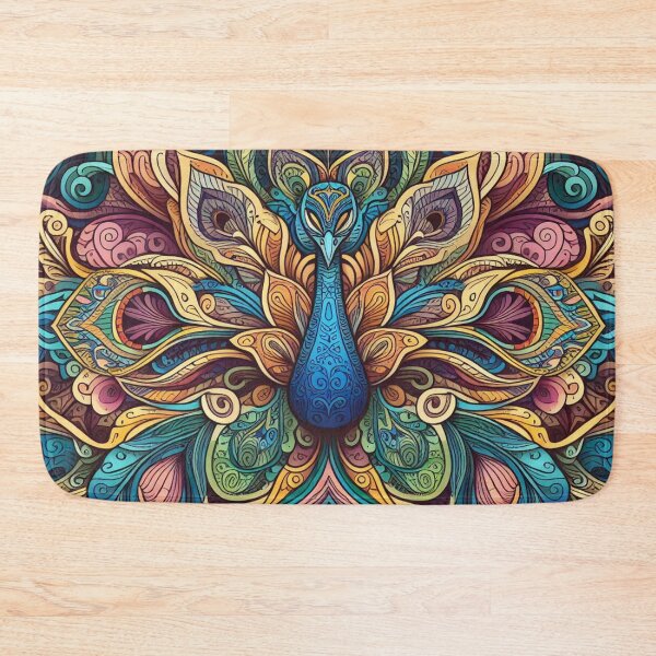 Item preview, Colourful Mandala Peacock designed and sold by scollins5.