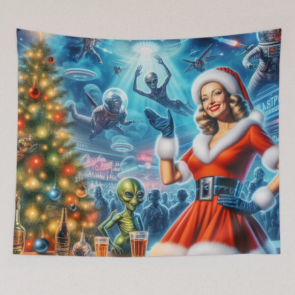 Item preview, FESTIVE FUN IN THE EXTRATERRESTIALS BAR designed and sold by SCOTTYBOYART.