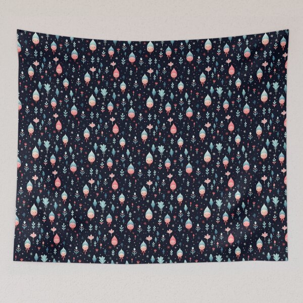 Item preview, Cute Seamless Dreamy Garden designed and sold by HisoTorDesign.
