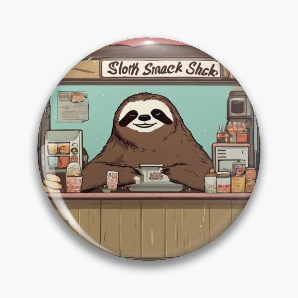Item preview, Sloth Snack Shack:Sloths serving up snacks and treats in a laid-back setting. designed and sold by CristyAV.