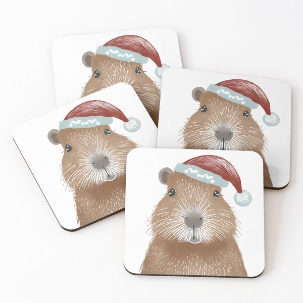 Item preview, Christmas Capybara  designed and sold by Len-adeu.