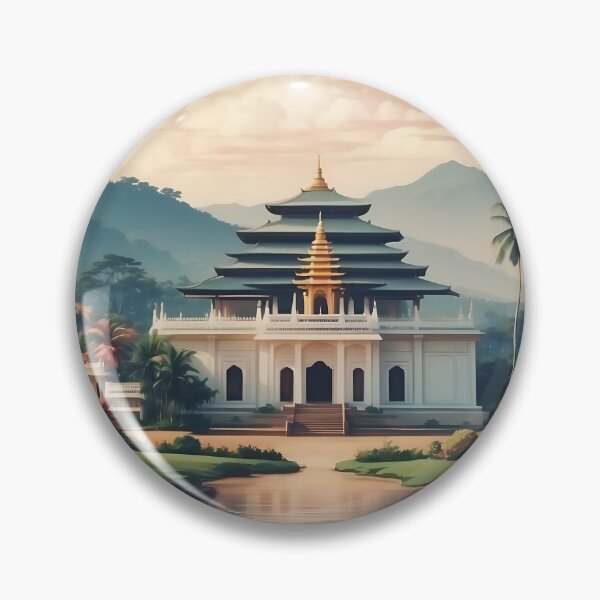 Item preview, Botanical Bliss: Vintage Travel Art of Kandy Botanical Gardens designed and sold by Ceemko's Vintage Corner.