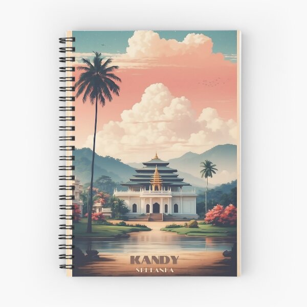 Item preview, Botanical Bliss: Vintage Travel Art of Kandy Botanical Gardens designed and sold by Ceemko's Vintage Corner.