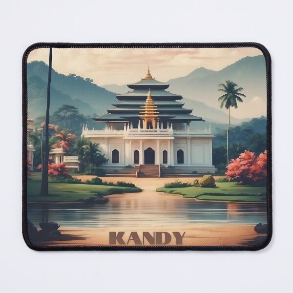 Item preview, Botanical Bliss: Vintage Travel Art of Kandy Botanical Gardens designed and sold by Ceemko's Vintage Corner.