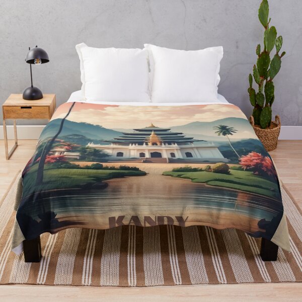 Item preview, Botanical Bliss: Vintage Travel Art of Kandy Botanical Gardens designed and sold by Ceemko's Vintage Corner.