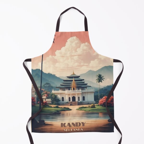 Item preview, Botanical Bliss: Vintage Travel Art of Kandy Botanical Gardens designed and sold by Ceemko's Vintage Corner.