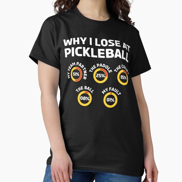 Item preview, Why I Lose at Pickleball Funny Pickleball  designed and sold by lounis34.