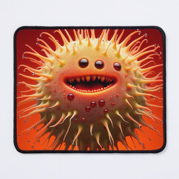 Item preview, Bright Smile: Orange virus with spikes designed and sold by Girih.