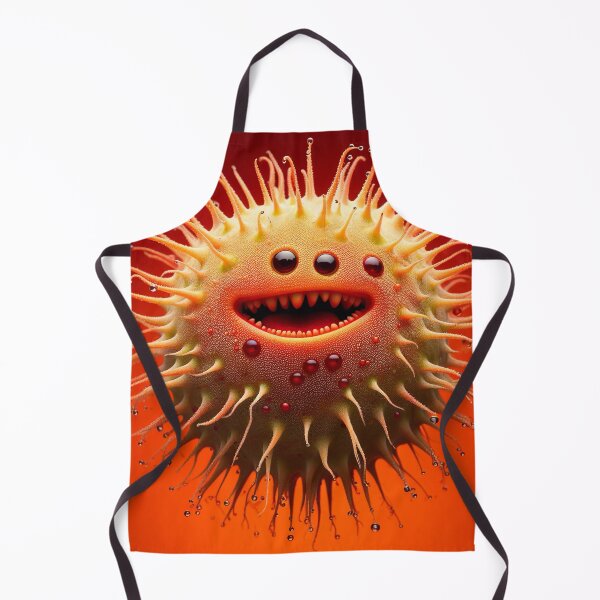 Item preview, Bright Smile: Orange virus with spikes designed and sold by Girih.