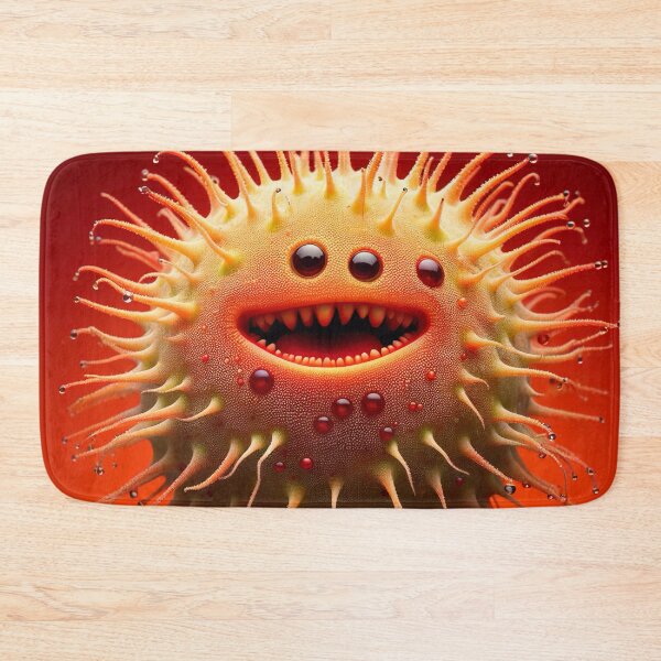 Item preview, Bright Smile: Orange virus with spikes designed and sold by Girih.