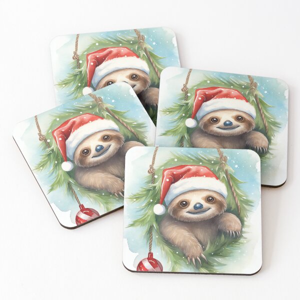 Item preview, Sleepy Slothmas designed and sold by cute-animals99.