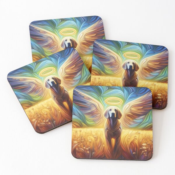 Item preview, Angel Dog in a field  designed and sold by scollins5.