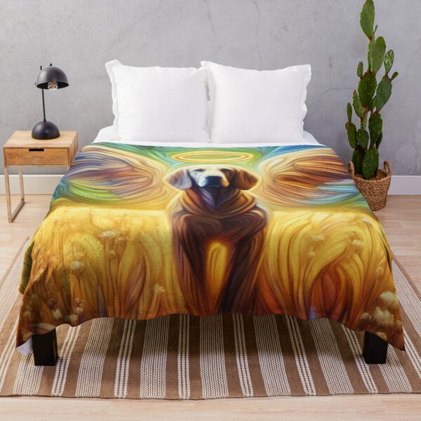 Item preview, Angel Dog in a field  designed and sold by scollins5.