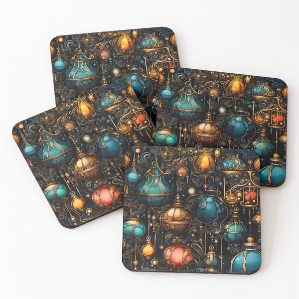 Item preview, Steam Punk Christmas Lights pattern designed and sold by Sp3ctrumOfColor.
