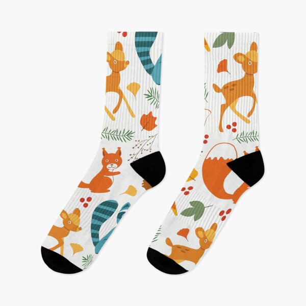 Item preview, garden wildlife autumn pattern designed and sold by WATEKE.