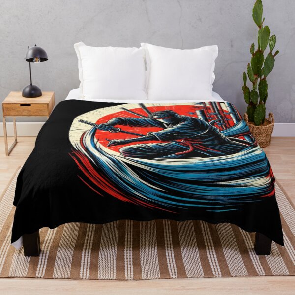 Item preview, Ninjutsu Bamboo Wave Circle Design designed and sold by RedDesignSyc.
