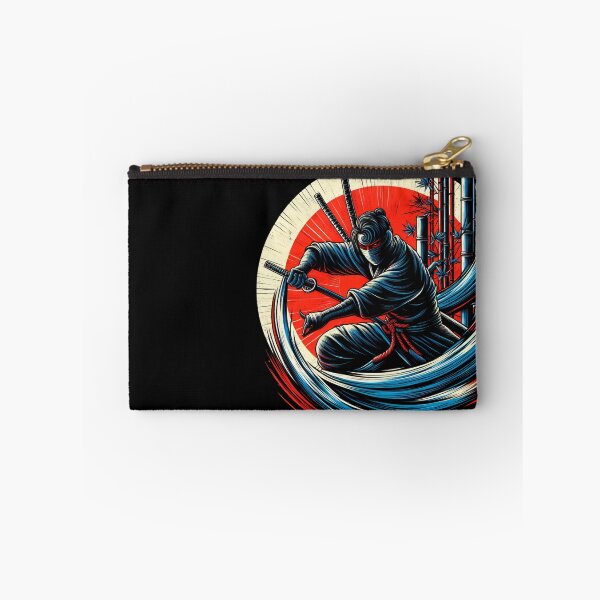 Item preview, Ninjutsu Bamboo Wave Circle Design designed and sold by RedDesignSyc.
