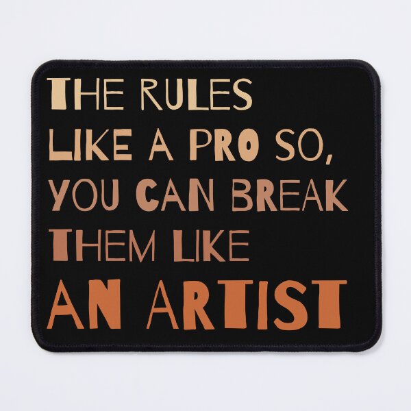 Item preview, Aesthetic - Learn The Rules Like A Pro So You Can Break Them Like An Artist designed and sold by lycreative.