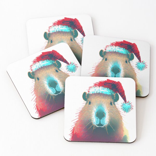 Item preview, Christmas Capybara  designed and sold by Len-adeu.