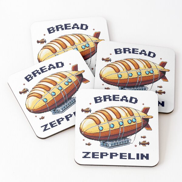 Item preview, Bread Zeppelin: Retro 8-Bit Airship Art designed and sold by PixelPunkster.