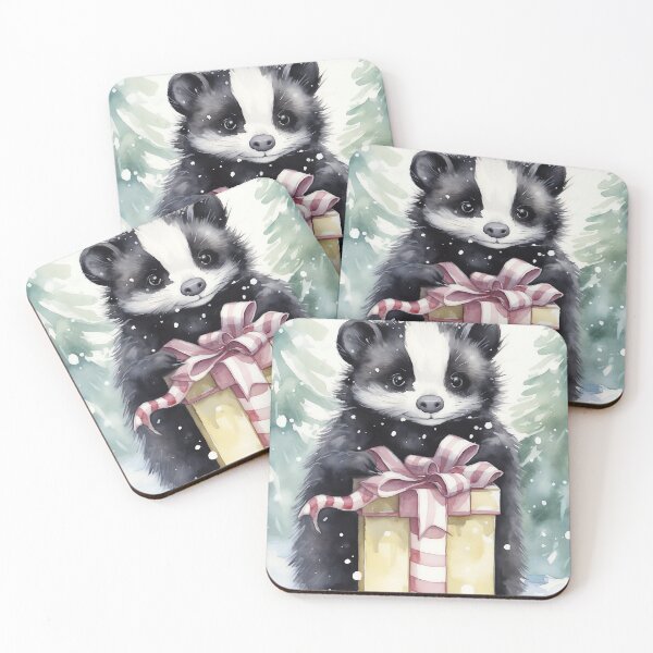 Item preview, Joyful Skunk Surprise designed and sold by cute-animals99.