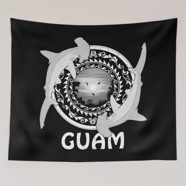 Item preview, Guam hammerhead shark designed and sold by NicGrayGraphic.