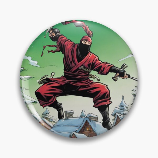 Item preview, Santa's Silent Helper – This charming sticker showcases a ninja silently ensuring a smooth Christmas operation. designed and sold by CristyAV.