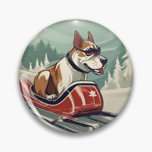 Item preview, Dog on a sled, time for luge designed and sold by MG-MagicGallery.