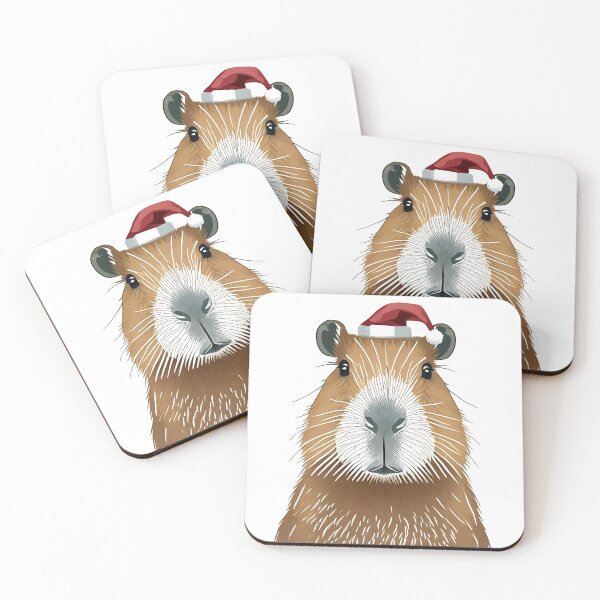 Item preview, Christmas Capybara  designed and sold by Len-adeu.
