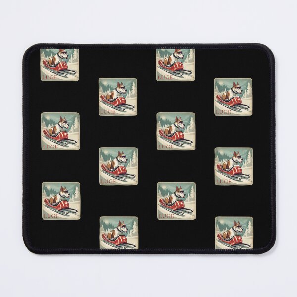 Item preview, Dog on a sled, time for luge designed and sold by MG-MagicGallery.
