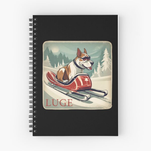 Item preview, Dog on a sled, time for luge designed and sold by MG-MagicGallery.