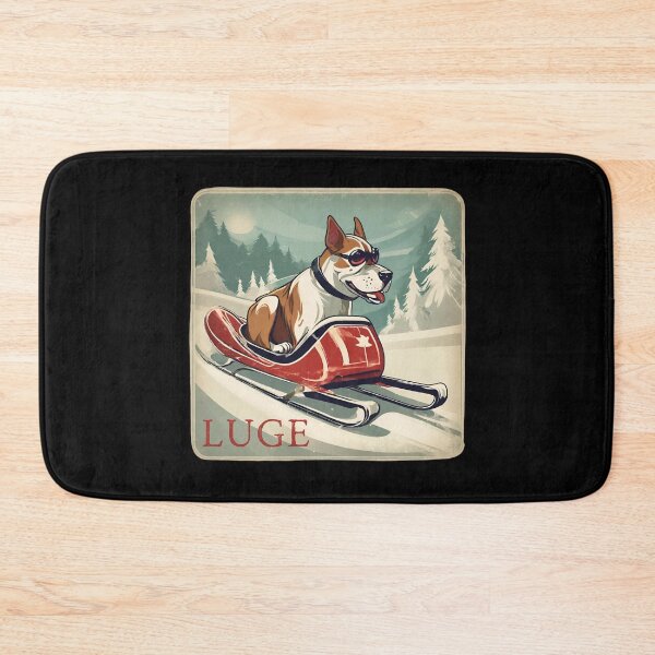 Item preview, Dog on a sled, time for luge designed and sold by MG-MagicGallery.