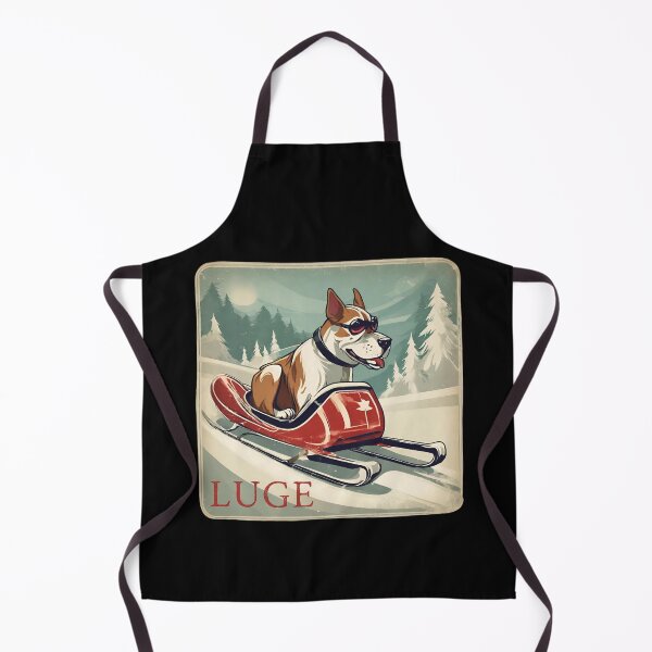 Item preview, Dog on a sled, time for luge designed and sold by MG-MagicGallery.
