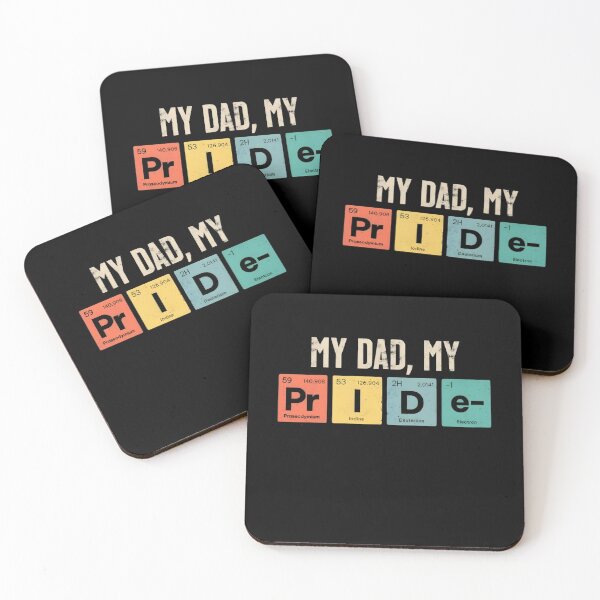Item preview, My dad my pride, funny science periodic table designed and sold by Merchattack.