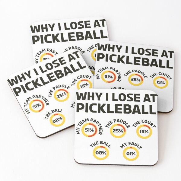 Item preview, Why I Lose at Pickleball Humor Funny Pickleballers designed and sold by LounisArt.