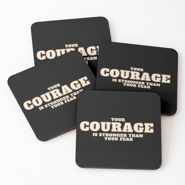 Item preview, Your courage is stronger than your fear designed and sold by bvdesignart.