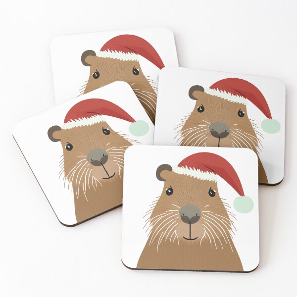 Item preview, Christmas Capybara  designed and sold by Len-adeu.
