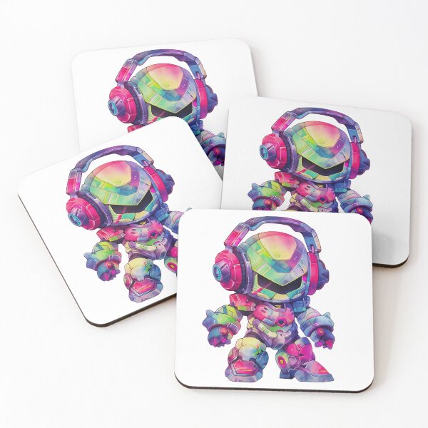 Item preview, Colorful Retro Robot  designed and sold by ZenEvoke.