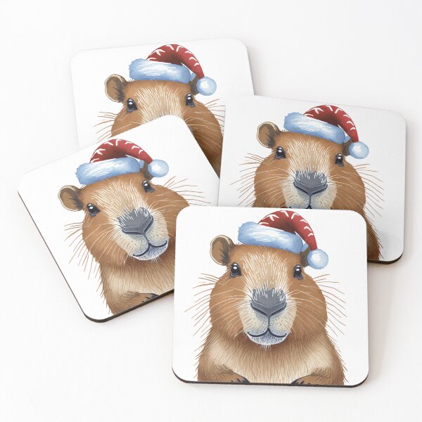 Item preview, Christmas Capybara  designed and sold by Len-adeu.