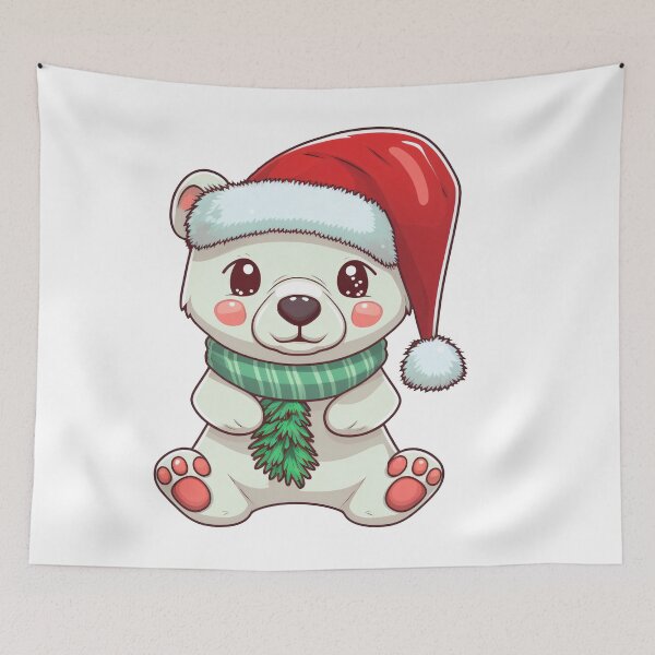 Item preview, Cute Christmas bear designed and sold by Yarnith.