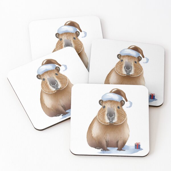 Item preview, Christmas Capybara  designed and sold by Len-adeu.