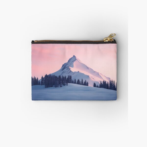 Item preview, Mountain and trees in Winter at sunrise - Landscape photography designed and sold by TheArtistOf2022.
