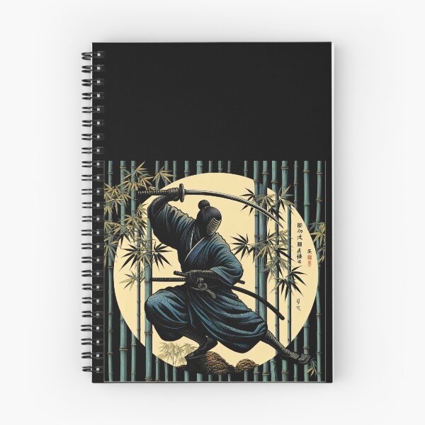 Item preview, Ninjutsu Bamboo Katana Fighter Circle Design designed and sold by RedDesignSyc.